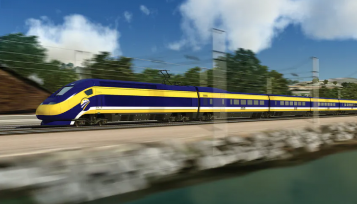 California High Speed Rail Authority bullet train