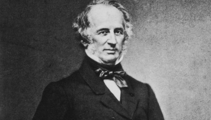 Portrait of Railroad Tycoon Cornelius Vanderbilt