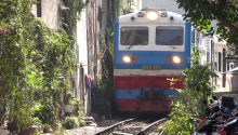 tracks were laid back in 1902 during the time of French colonial rule